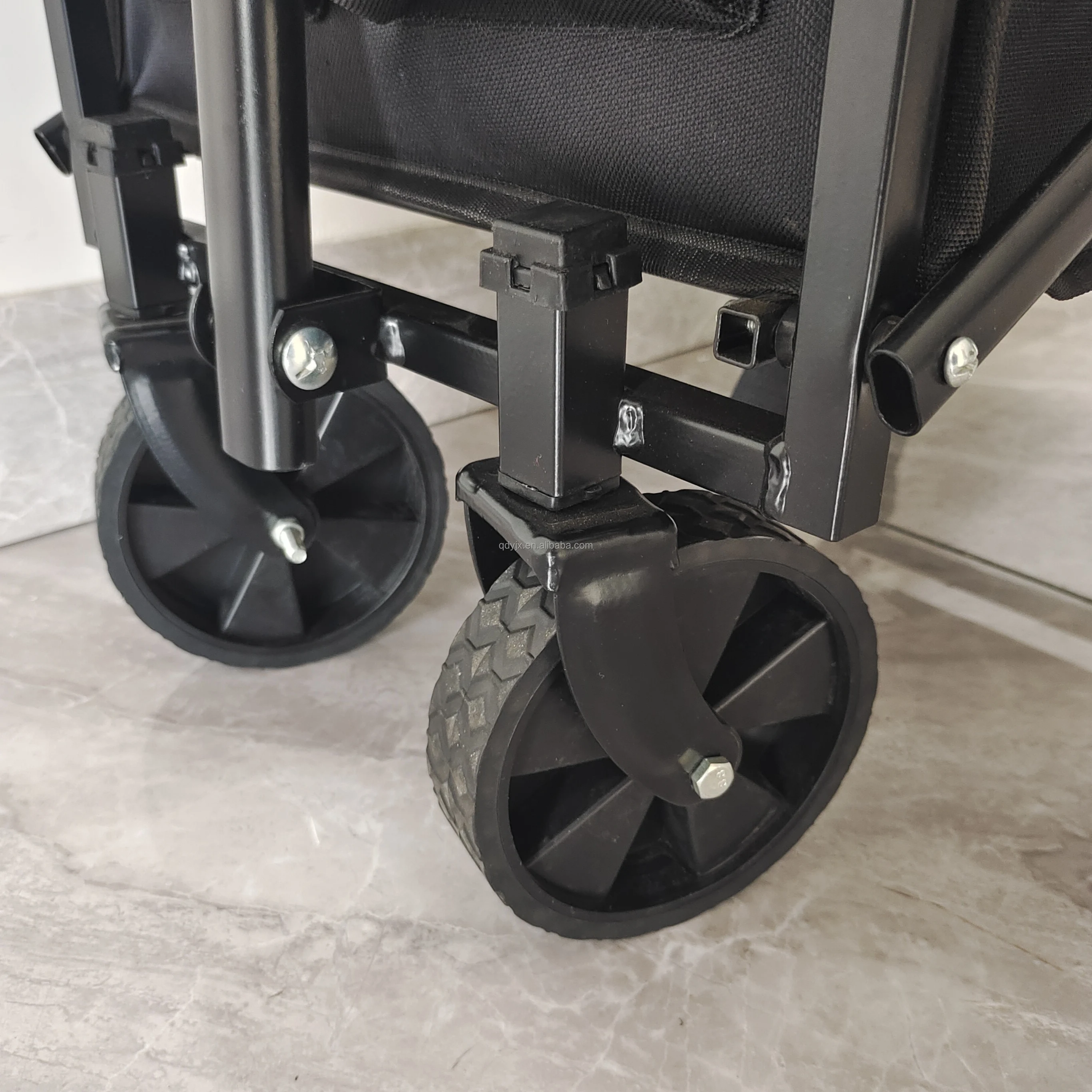 Мини-наружные стальные детские кемпинговые тележки тележки ПВХ колеса Хранилище складной тележки 5