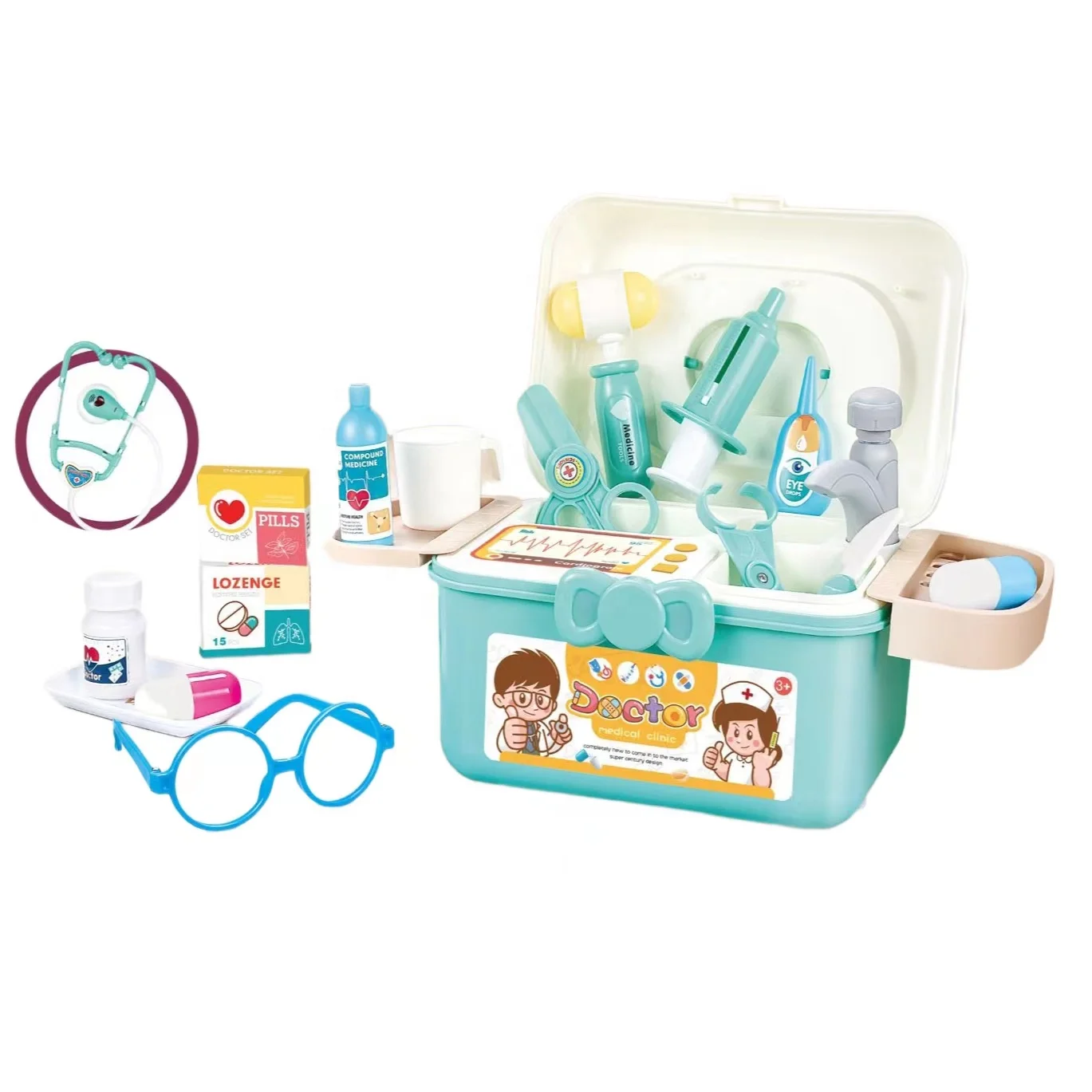 Ролевые игры для дошкольников, ролевые игрушки для детей, игрушечный домик для детей, набор игрушек для врачей, серия дантистов со звуком и светом