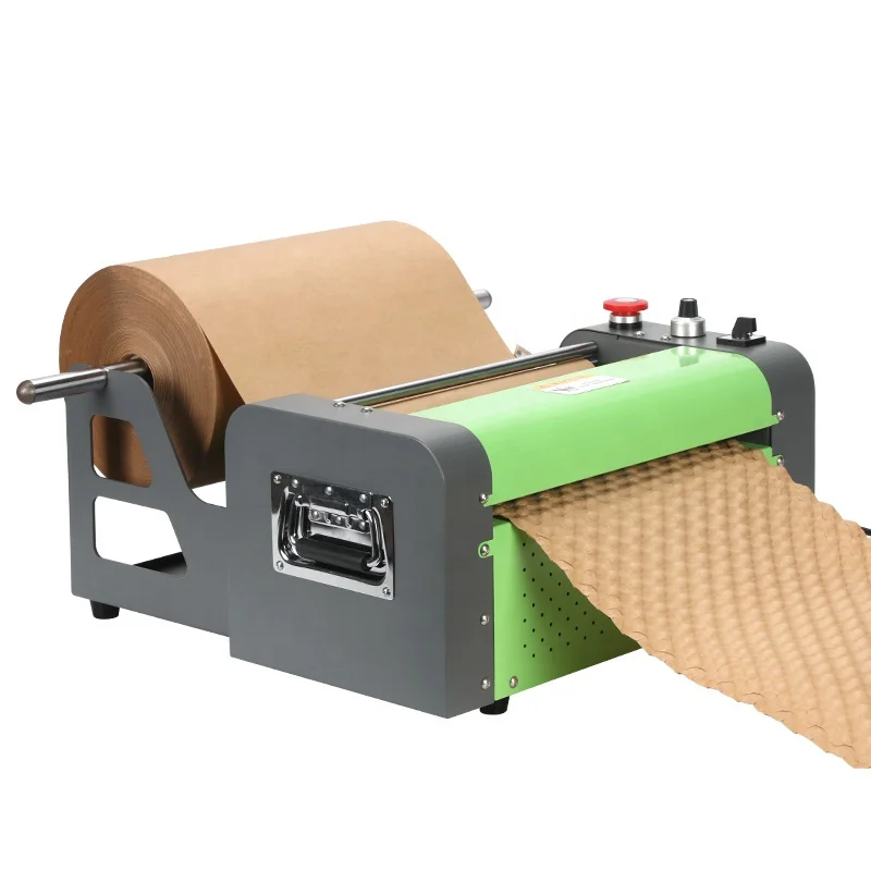 Eco-Friendly Packaging Solution Automatic Kraft Paper Cushion Machine Paper Bubble Making Machine Paper Processing Machine
