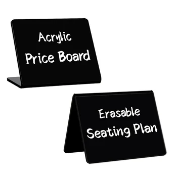 Vertical Acrylic Erasable Price Display Card for Warehousing and Supermarket Supplies