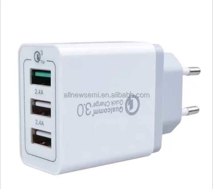 Four port 33W fast charging charger QC 3.0 fast charging