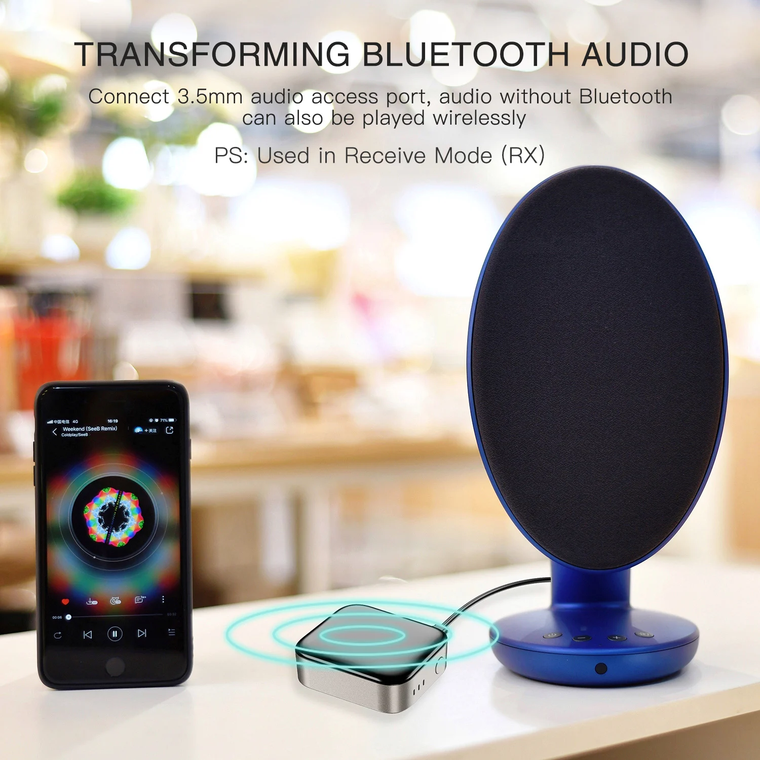 Spdif 2 In 1 Csr Aptx-hd A2dp Digital Fiber Optical Bluetooth Audio ...