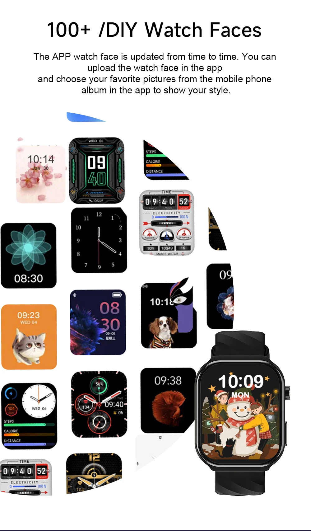  U13 Outdoor Sports Smart Watch 2026 with 2.2inch IPS Screen Heart Rate Fitness Tracker BT Call Smart Watch for Men Women