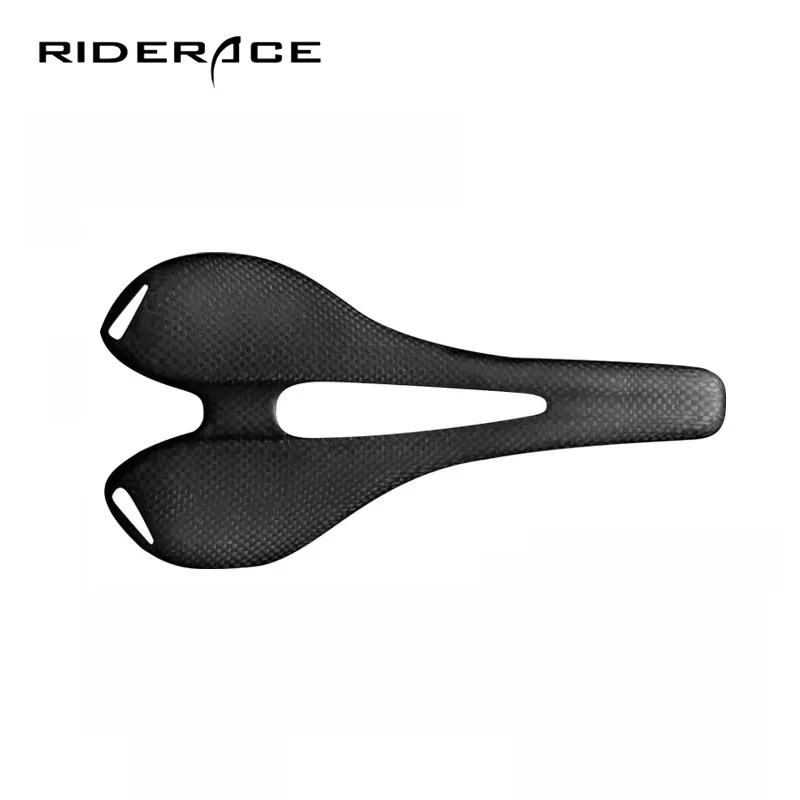 Selle de vlo RIDERACE carbone 275x143 mm pour VTT - Noir