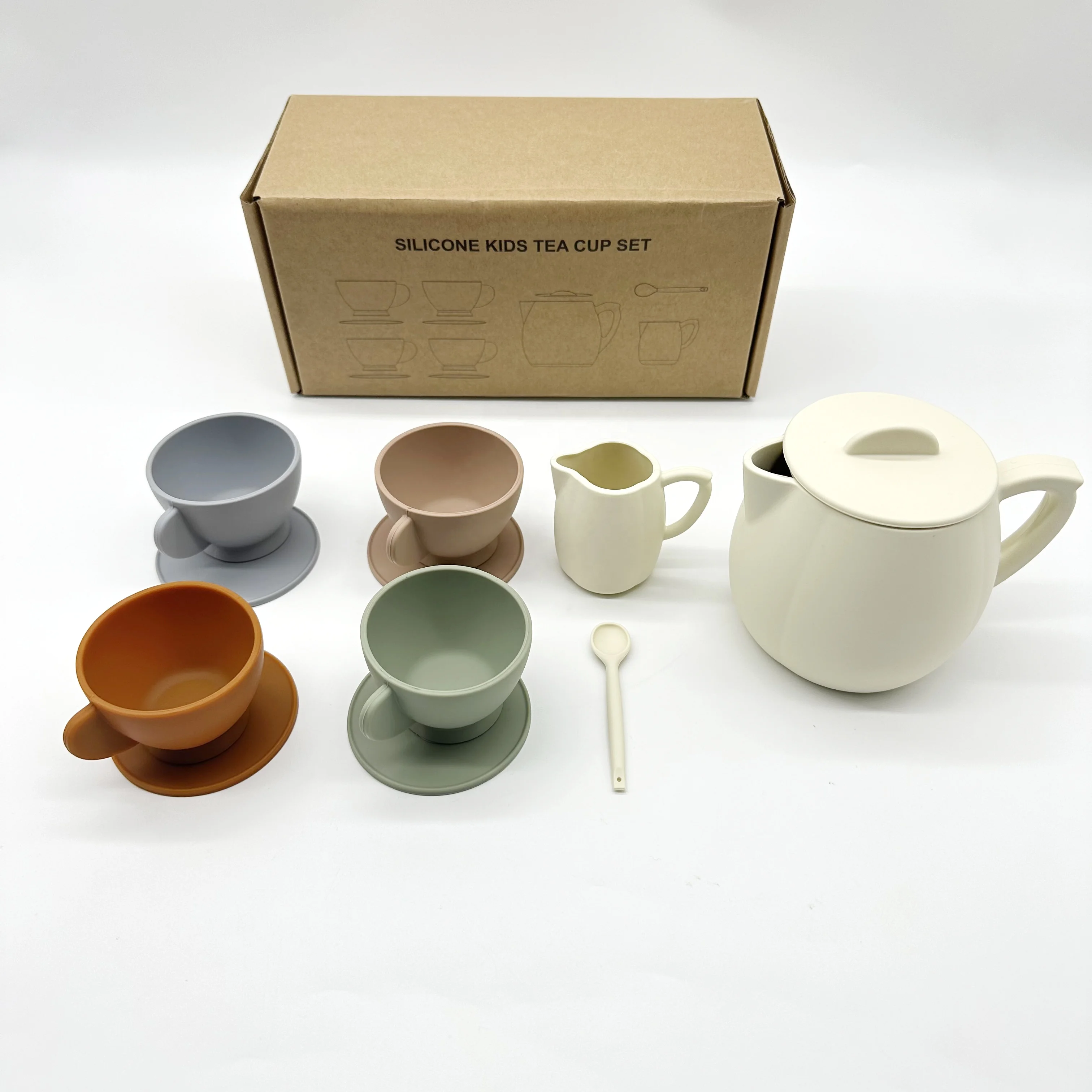 Силиконовый набор из 12 предметов для маленьких