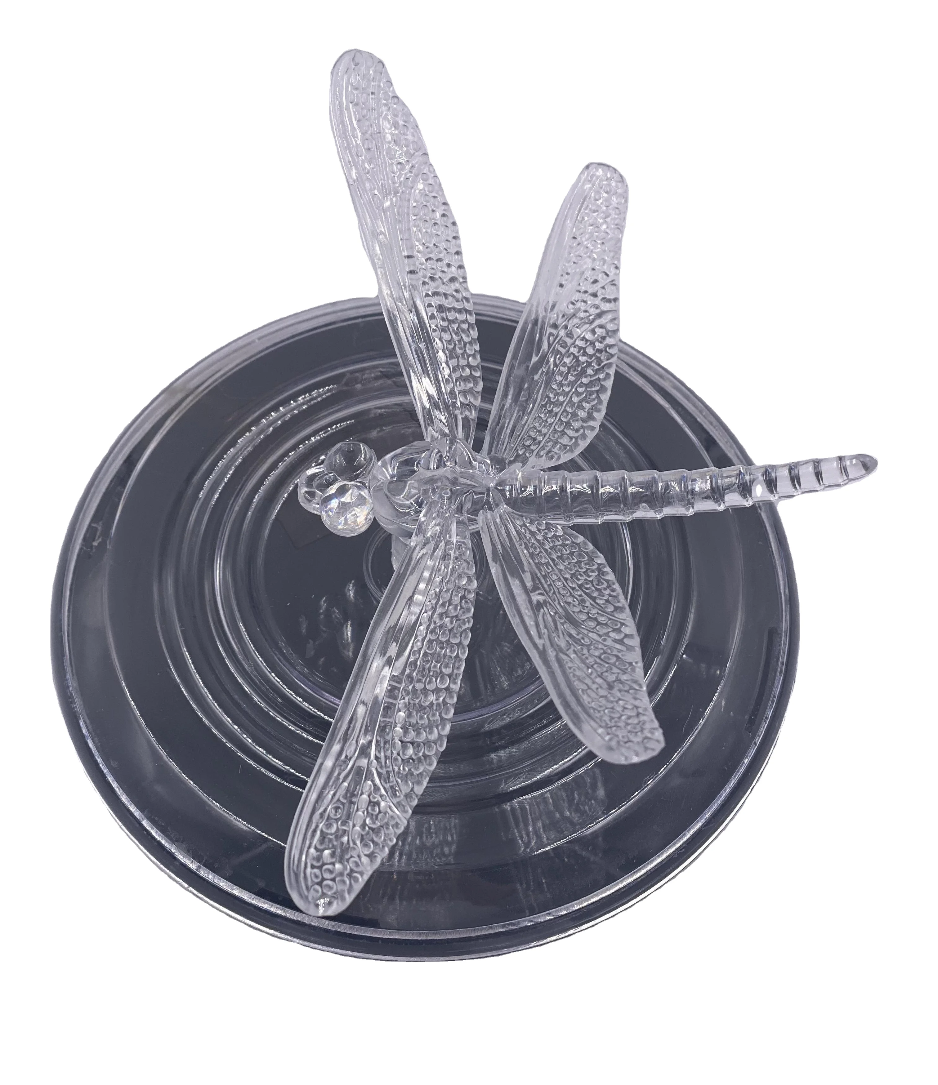 Ningbo manufacture multicolor plastic waterproof dragonfly floating solar led light