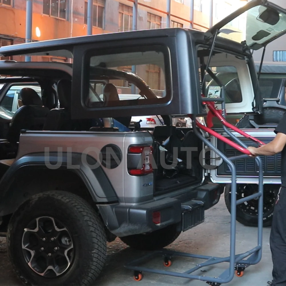 Movable Steel Hard Top Lift Rack For Jeep Wrangler Jk Jl20072021 And