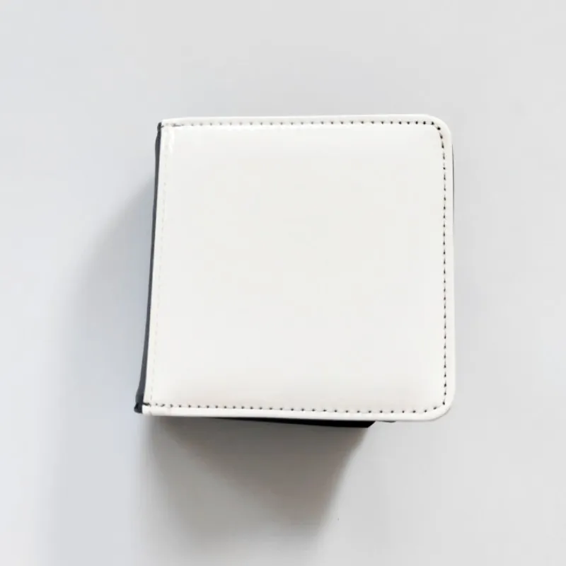 Design Square Sticky Notepad Holder Customized Logo Memo Pad Box Blank Sublimation Pu Leather Sticky Notes Box