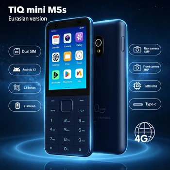 TIQ MINI M5S スマートフォン - Android 13、64GBストレージ、タッチ