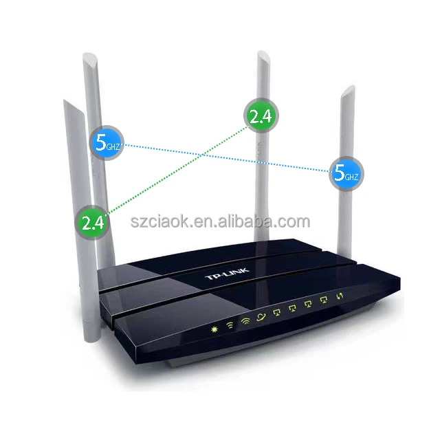Used Openwrt System Router Dual Band 1200Mbps and 600mpbs Tplink Wdr3320 Wireless Routers 2.4g&5g WIFI Router Ready in Stock