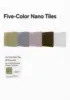 Five-color nanobricks