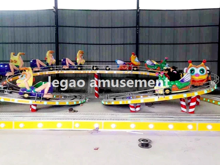 Trailer Mounted Funfair Rides For Sale Kids Roller Coaster Simulator