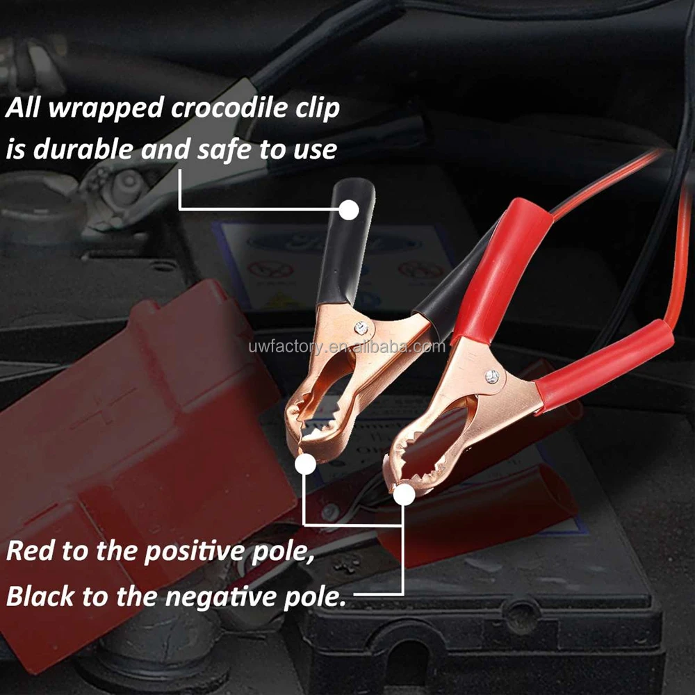 Car Battery Charger 12V/24V 10A for Motorcycle & Car OTP/OVP Protected Lead-Acid Battery SCP Function Electric Fireproof Design manufacture