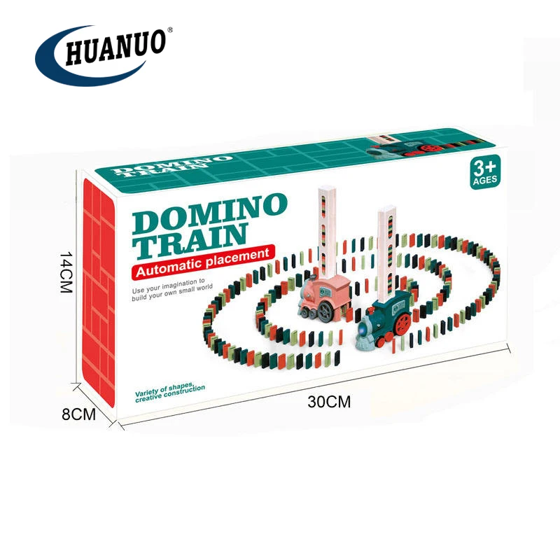 Wholesale Educational Toy Electric Domino Train Sets