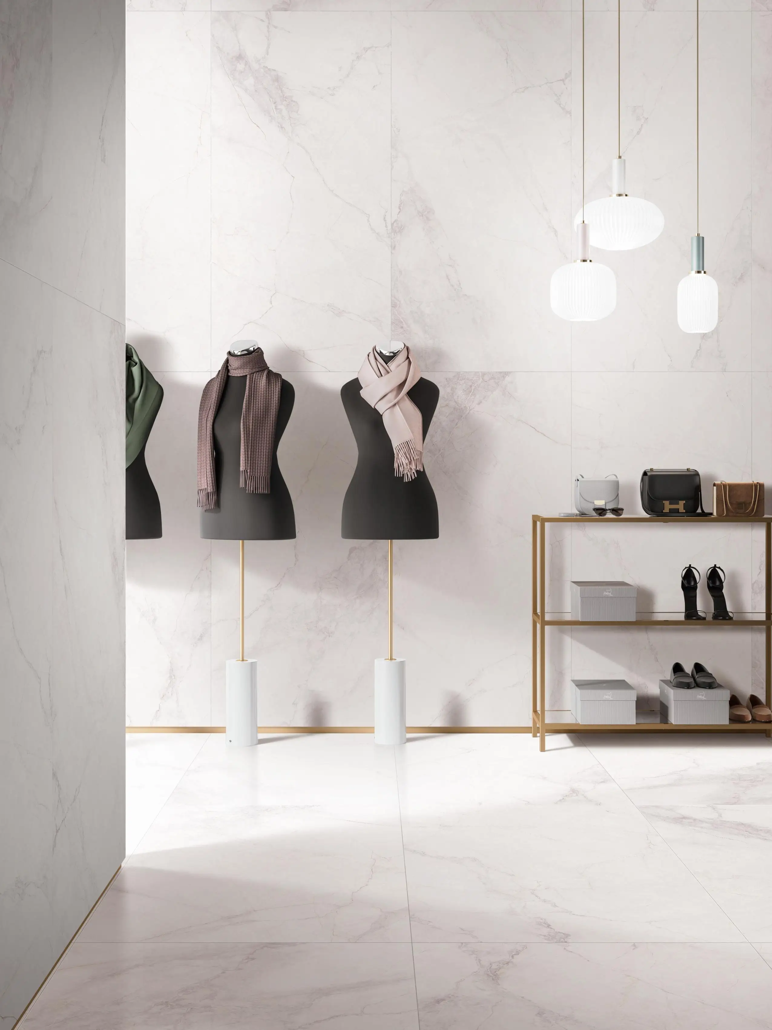 MADE IN SPAINスペイン製☆大理石豪華インテリアディスプレイ(超美品) rental_showcase_marble_widecas