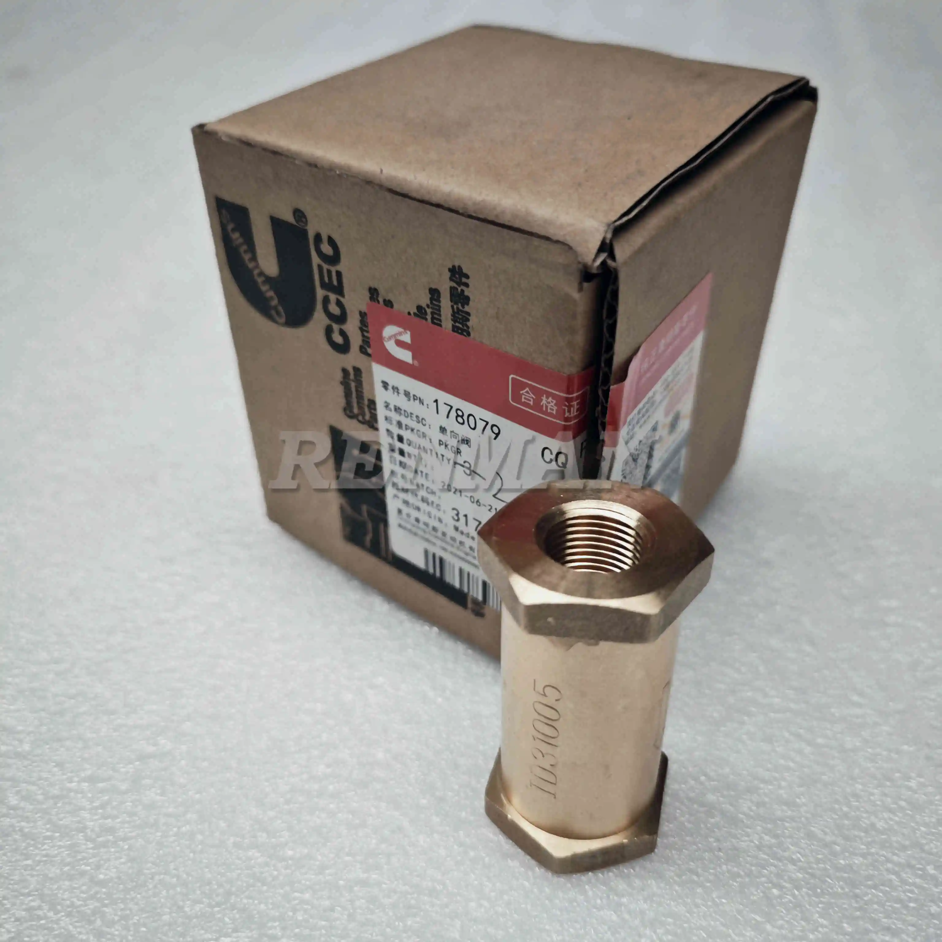 NT855 Cummins Check Valve 178079 - High Performance Diesel Parts