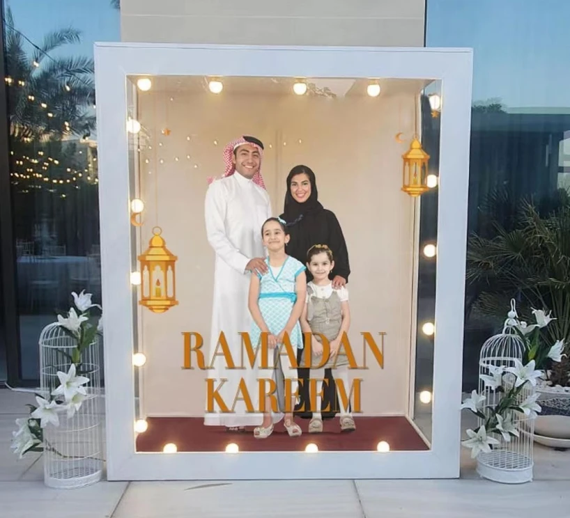 assemble party photography background led vogue booths magazine photo ...