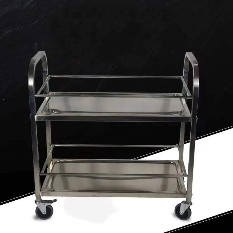 Stainless Steel Kitchen Supplies Cart Restaurant Kitchen Equipment