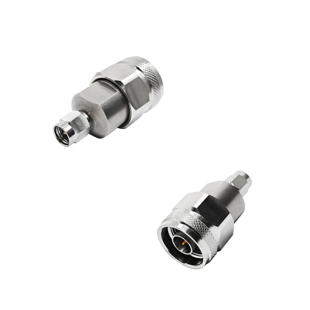Rf Connector Stainless Steel 2.92 mm Male to N Male  Plug RF Application Converter Adapter Adaptor
