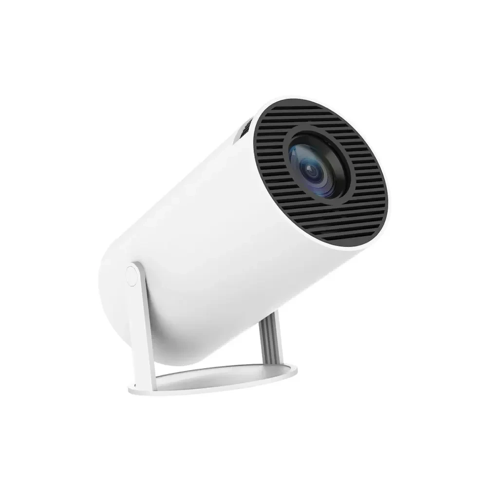 HY300 HiFi 4k安卓11户外便携式手机液晶投影仪，带Wifi6智能迷你影院投影仪发光二极管灯