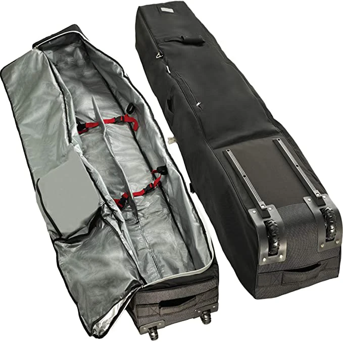 double ski boot bag with wheels