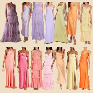 Custom Fashionable Pleated Clothing Slim Fit Backless Women Casual Summer Sexy Maxi Dresses