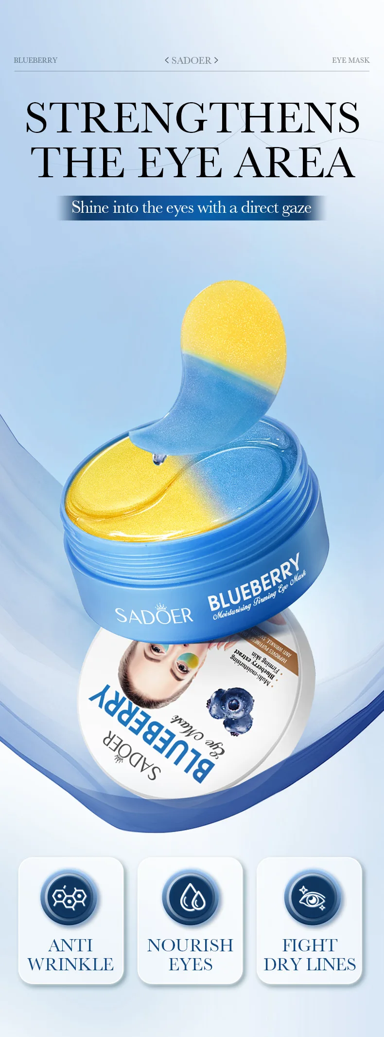 Full English Plant Series SADOER Tightening and Moisturizing Eye Mask Patch 4