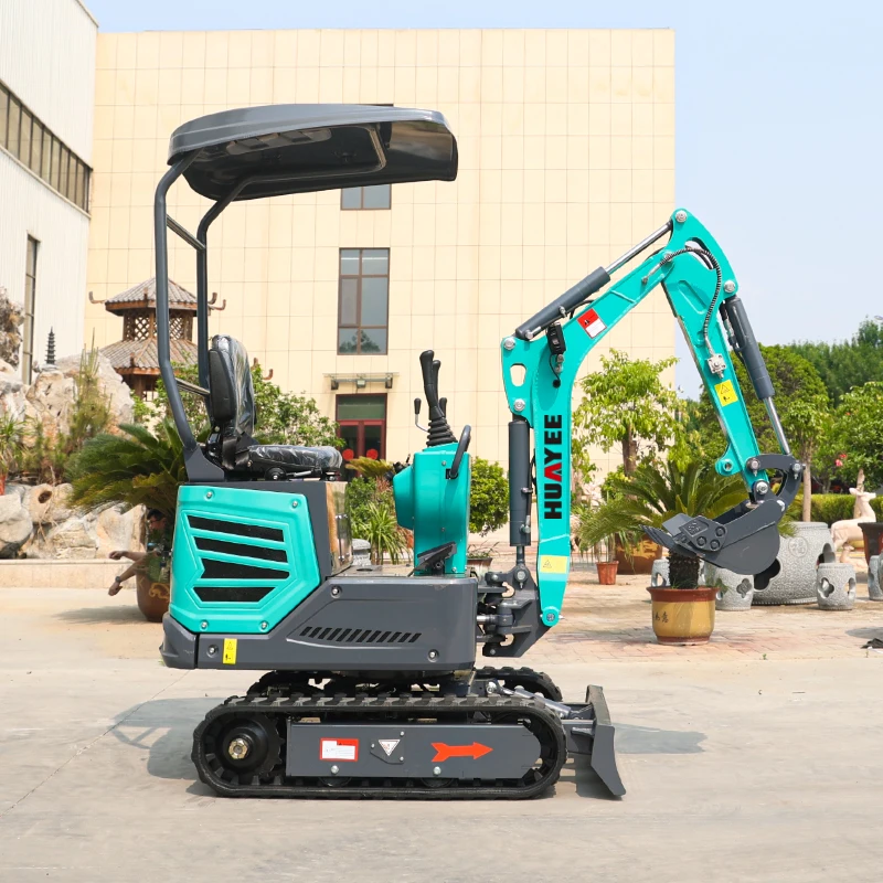 HY12 Mini Crawler Excavator With Good Running Condition Multifunctional Micro Mini Excavator With Rotary Arm Mini Diggers