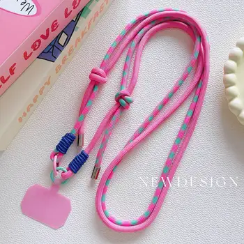 Stylish Universal Mobile Phone Strap Custom New Adjustable Phone Lanyard Colorful With Tether Fit all Phone Case