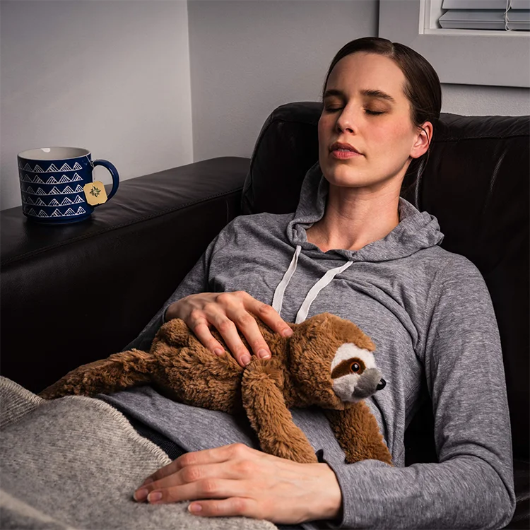 Stuffed Animal Heatable Cute Pad Toys Customized Weighted Microwave