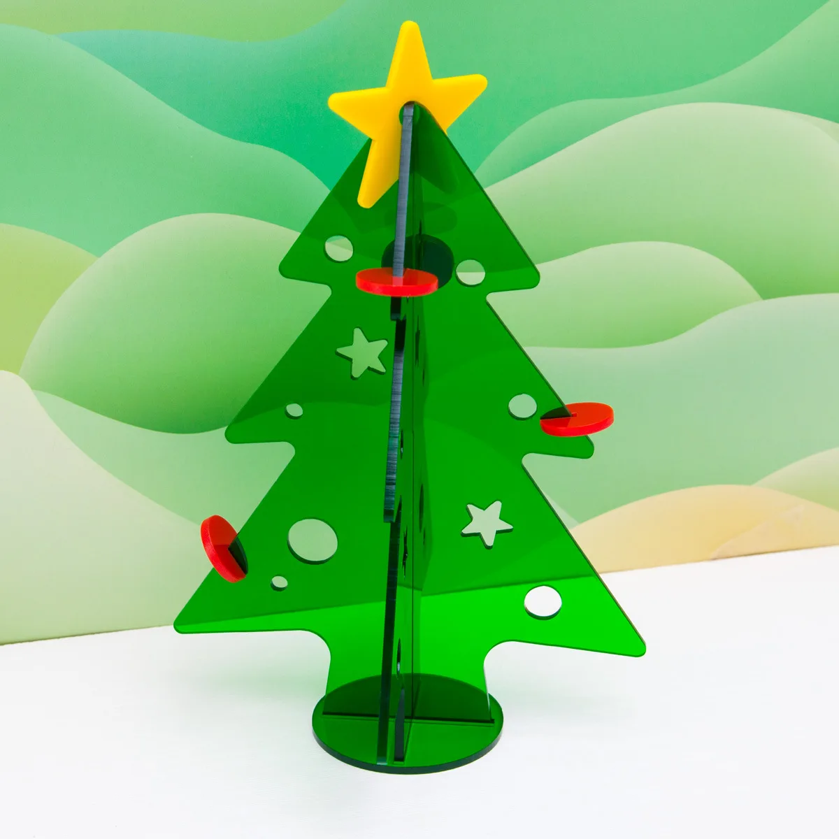 Customized Acrylic Christmas Tree Ornaments For Decoration Christmas