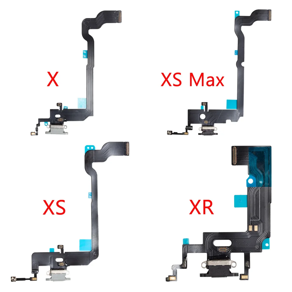 thumbnail interactive-video image 1 of OEM Quality Replacement Charging Port Flex Cable For IPhone XS – White 1 of 6
