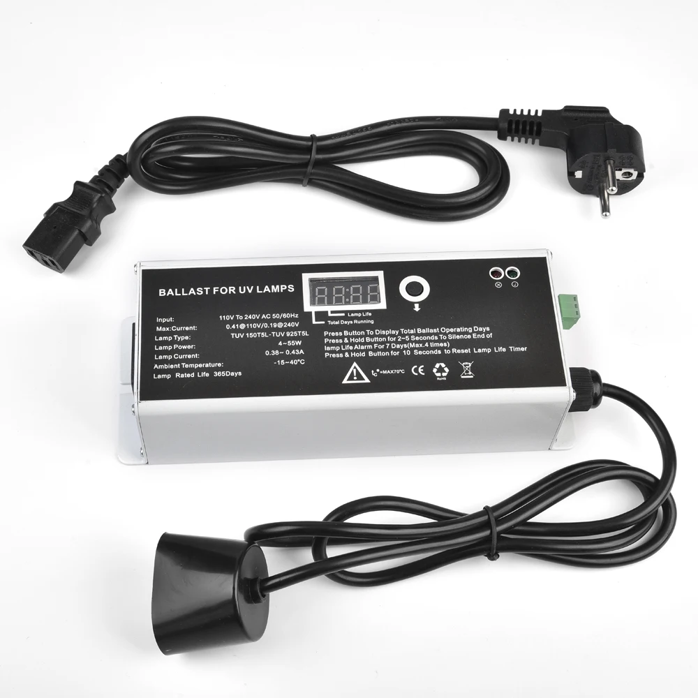 
 4-150 Вт T5/T8 110-240 в УФ Электрический балласт бактерицидная лампа адаптер для дезинфекции Ультрафиолетовый электронный балласт  