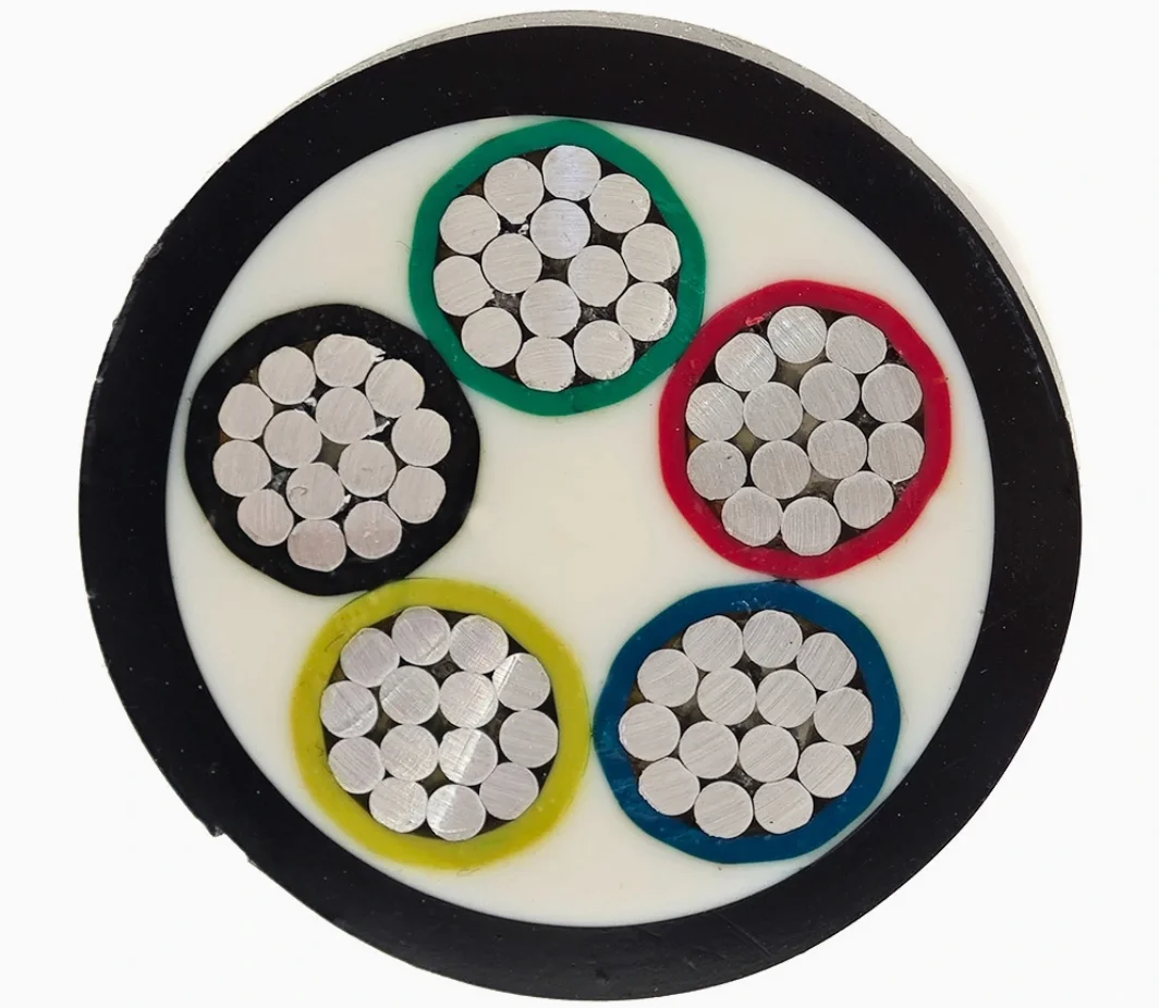 YJLHV 4*120+1*70mm2 XLPE insulation PVC sheath aluminum alloy conductor AC 0.6/1KV aluminum alloy cable for industry