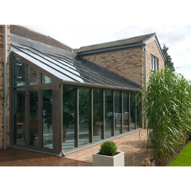 Popular Design 12 X 20 Aluminum Sunroom Kit Prefab with Tempered Glass Roof