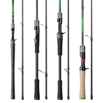 CHEERY High Quality Fuji Guides Bait Casting Fishing Reels Set of Fishing Reel and Rod – Rod – view 3
