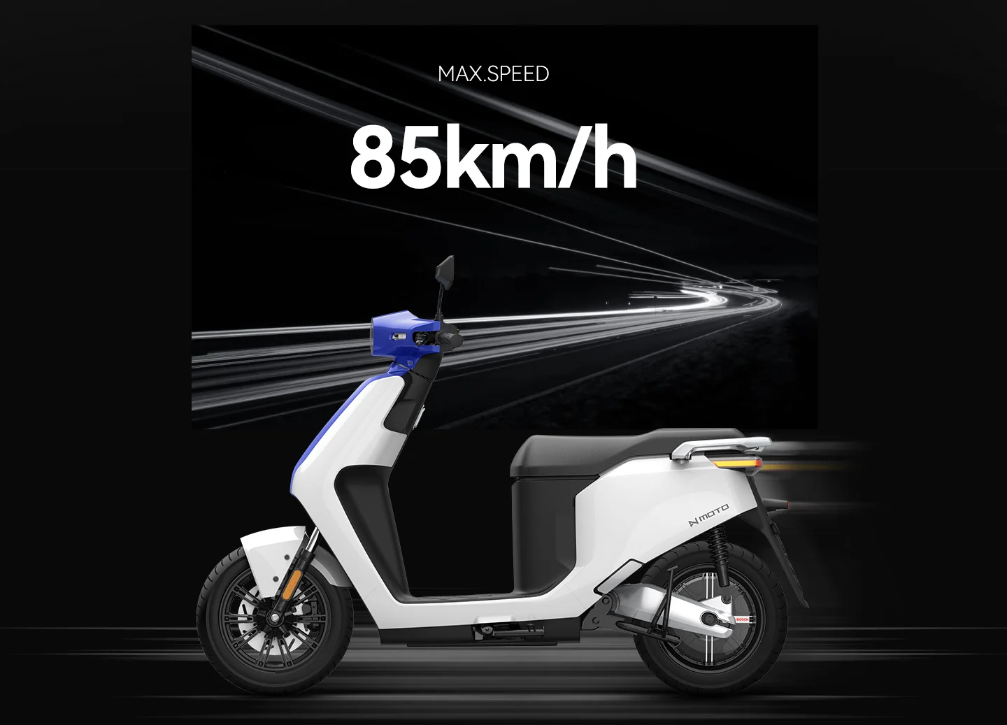 N-MOTO usine 85 km/h 4600W Bosch moteur NCS-S batterie au lithium EU haute vitesse eec coc 72v moto électrique pour adultes