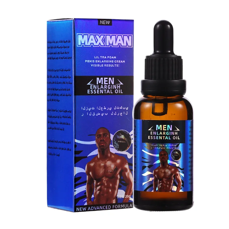 Oem Herbal Men's Big Long Size Essential Enlargement Oil Enlargement