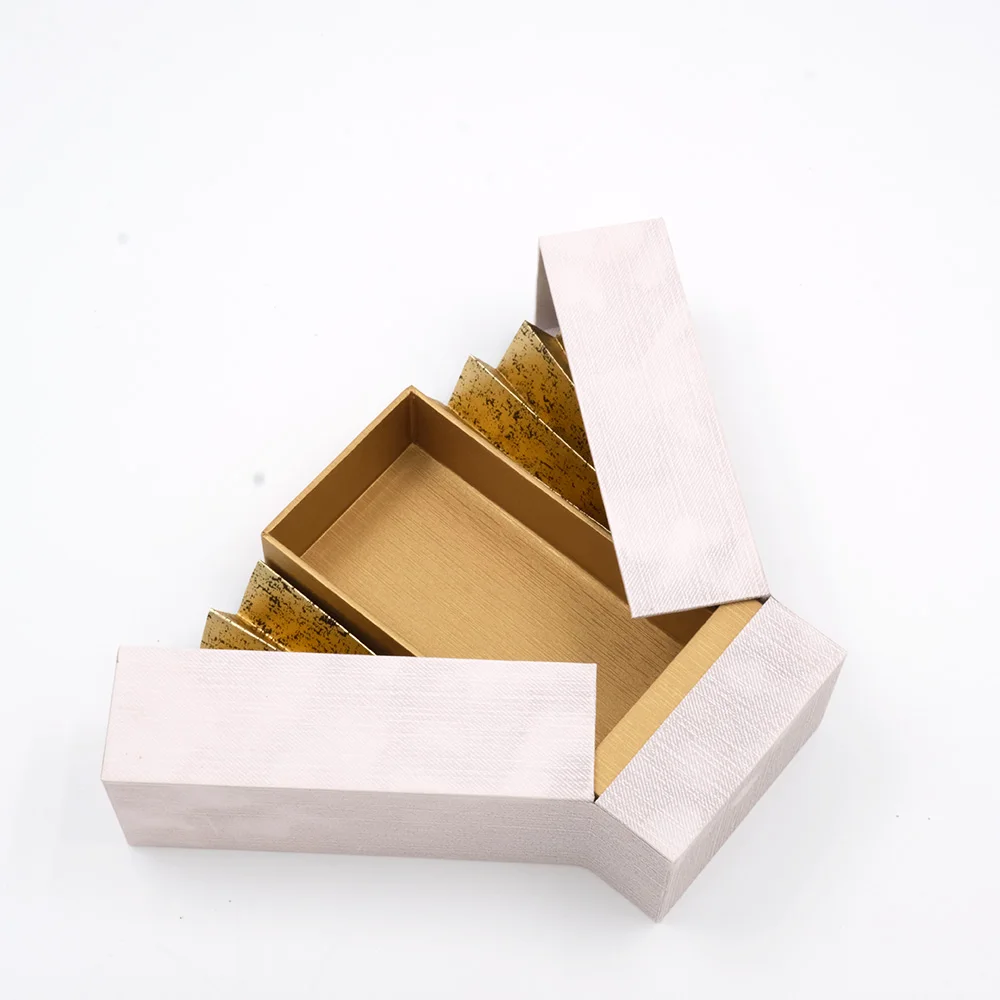 Custom Printing Leaflet Double Flap Open Gift Colonge Box With Origami Heat Transform Paper Custom Perfume Box