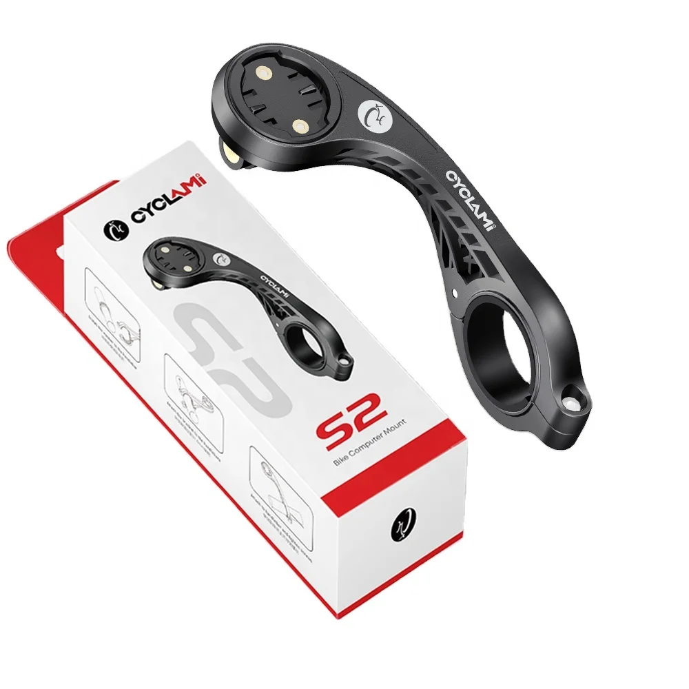 CYCLAMI S2 Bicycle Computer Mount 31.8mm for Garmin, XOSS & GoPro