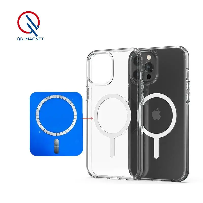 Strong Magnetic Force Shelled Magsaf Magnet Use on Mobile Phone Case Achieve Wireless Charger Phone Magnet