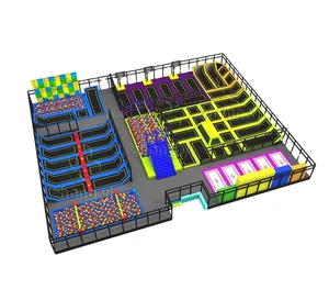 Cheap Price Jumping Park Indoor with Trampoline Park Equipment for Sale