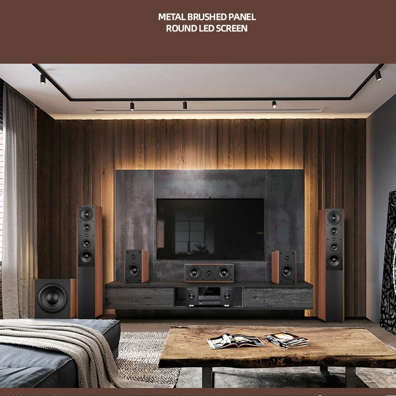 1600w Highpower 5.1 Amplifier Hd Home Theater System Set Home Living