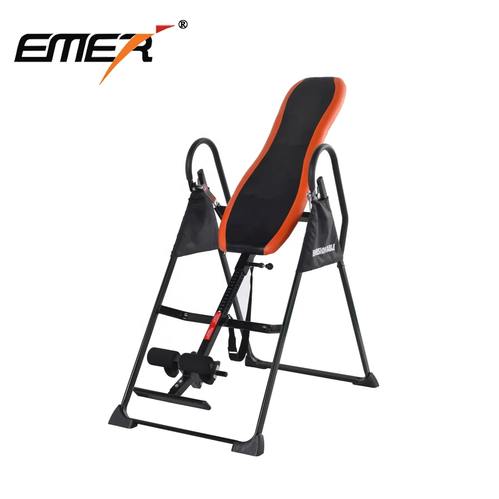 Gym Inversion Table Back Pain Relief Hang Up Latihan Kebugaran