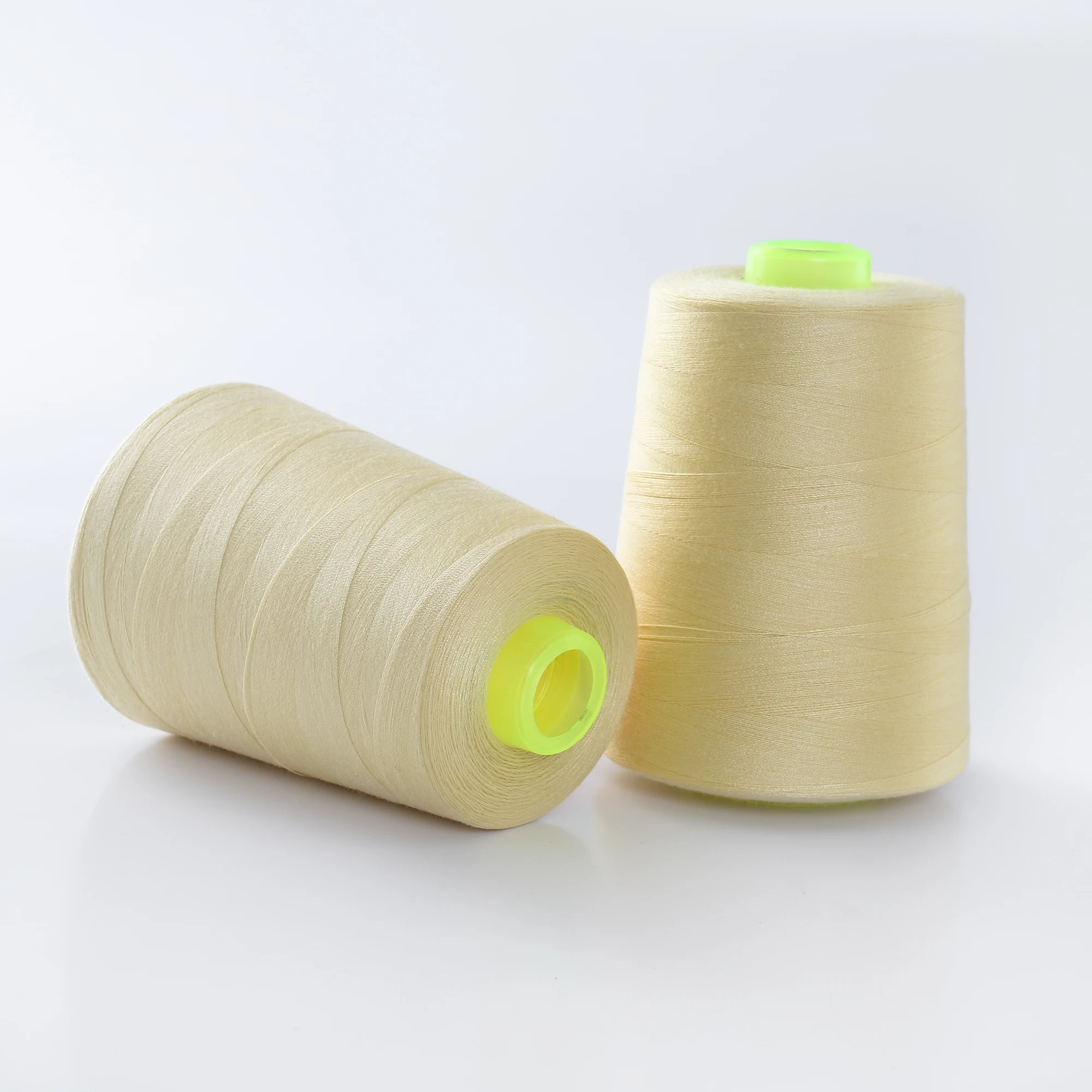 Wholesale And Retail 40S/2 Yellow Industrial Garment Material Sewing Silk Thread