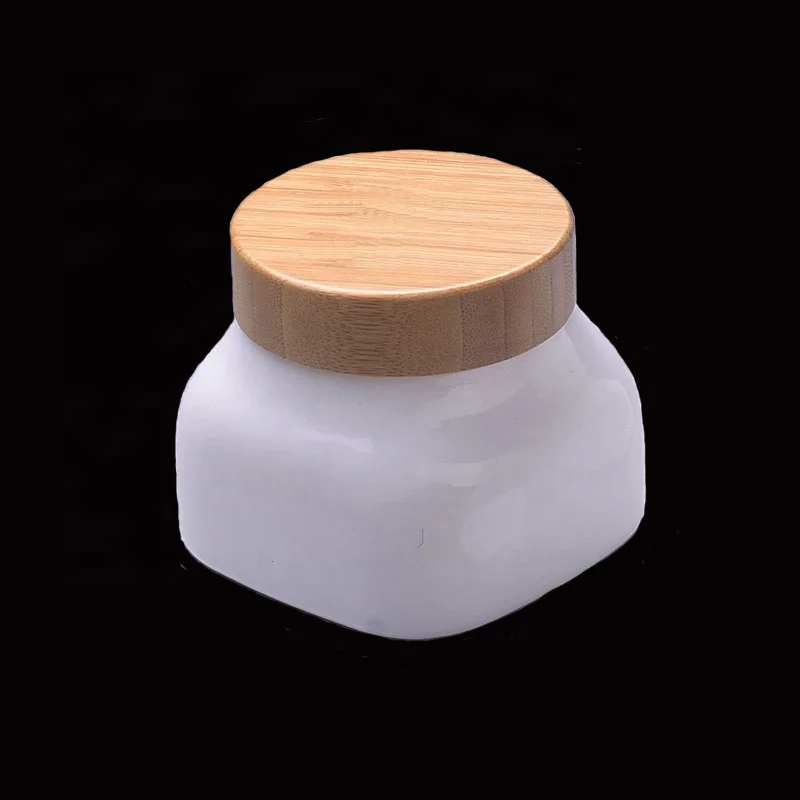 150ml Glass Jar Skin Care Face Cream Cosmetic Jars 150g Glass Jar with Bamboo Lid