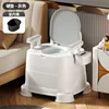 Modelo regulable en altura blanco y gris.