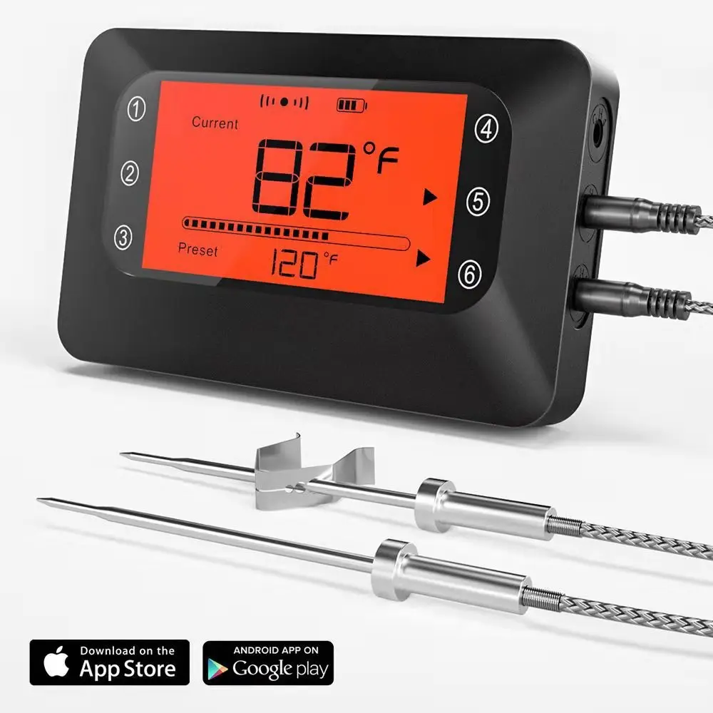 BFOUR Meat Thermometer Wireless Bluetooth, Digital Meat