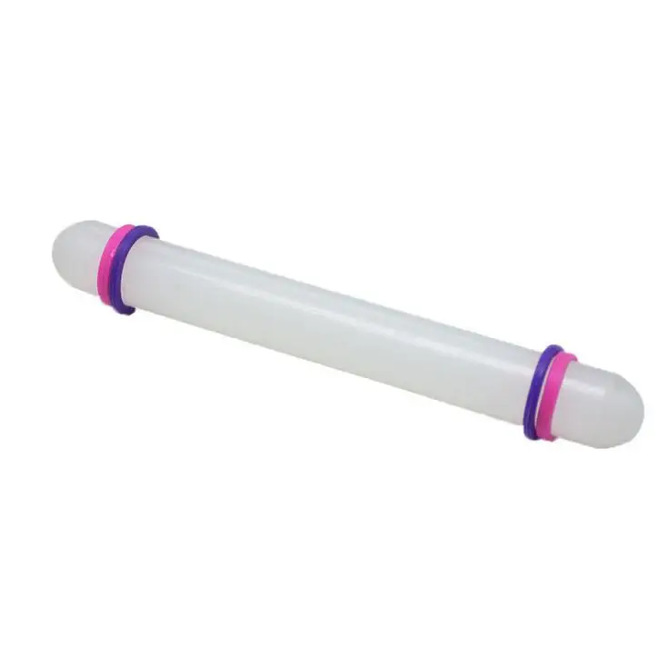 Белая антипригарная скользящая скалка для помадки Скалка торта теста ролик украшения ремесла инструмент выпечки и