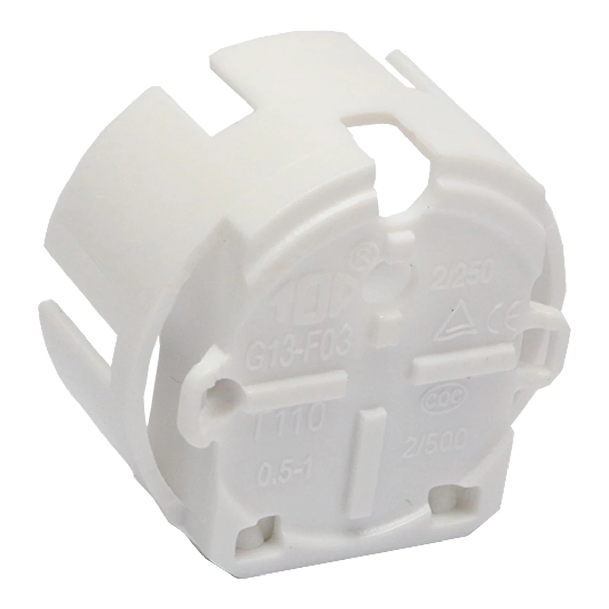 TOP G13 Fluorescent Lamp Holder for T8 Bulbs - Durable Lamp Socket